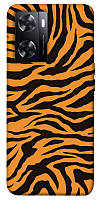 Чехол с принтом на Оппо А57с tiger print / Чехол с принтом на Oppo A57s