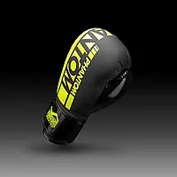 Боксерские перчатки phantom apex elastic neon black/yellow 10 унций