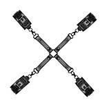 Хрестовина з наручниками та поножами Bedroom Fantasies: Hogtie with Hand and Ankle Cuffs, фото 2