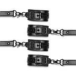 Хрестовина з наручниками та поножами Bedroom Fantasies: Hogtie with Hand and Ankle Cuffs, фото 7