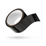 Скотч для бондажу Bedroom Fantasies: Bondage Tape 10 m, чорний, фото 2