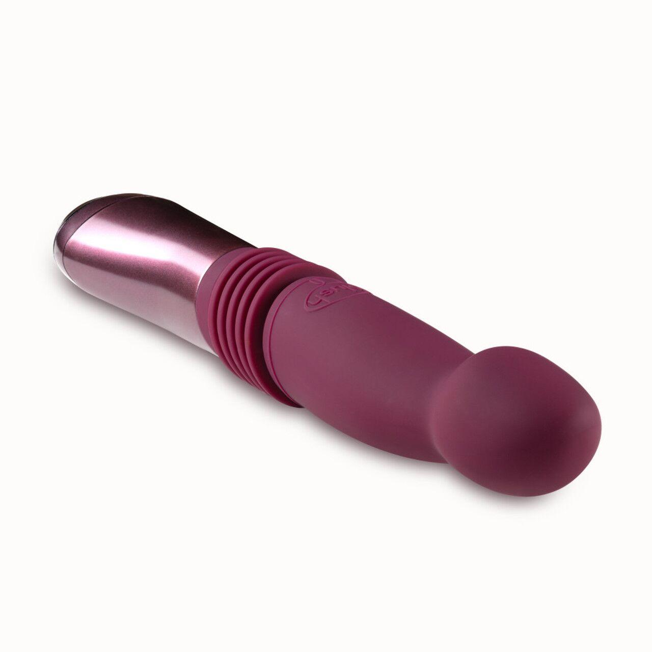 Пульсатор Temptasia by Blush - Trixie Thrusting Dildo - Wine Red, фото 1