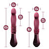 Пульсатор Temptasia by Blush - Trixie Thrusting Dildo - Wine Red, фото 5