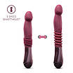 Пульсатор Temptasia by Blush - Trixie Thrusting Dildo - Wine Red, фото 4