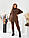 Стильний костюм для прогулянок батал, спортивний костюм туніка+лосини, стильний спортивний костюм батал, фото 9