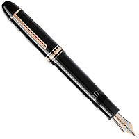 Ручка перьевая Montblanc Meisterstück Rose Gold Coated 149 черная 0.50мм 132092