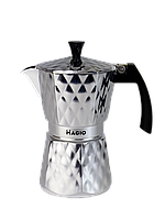 Кофеварка гейзерная алюминиевая Magio 300 мл на 6 чашек (MG-1004)