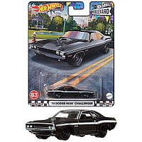 Тематическая машинка Hot Wheels Boulevard 70 Dodge Hemi Challenger GJT68-HKF25