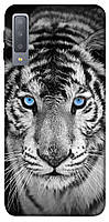 Чехол с принтом на Самсунг Галакси А7 бенгальский тигр / Чехол с принтом на Samsung Galaxy A7 (2018)
