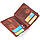 Вертикальний невеликий гаманець із вінтажної шкіри KARYA 21385 Коричневий, фото 4