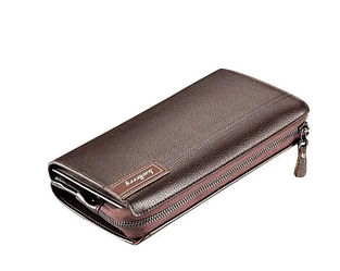 Чоловіче портмоне, гаманець, сумка, баретка Baellery Maxi S1001 (коричневий)