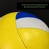 М'яч волейбольний жовто-синій ronex, Волейбольні м'ячі для тренувань, Волейбольний м'ячик Розмір 5 (RXV-3Y), фото 4