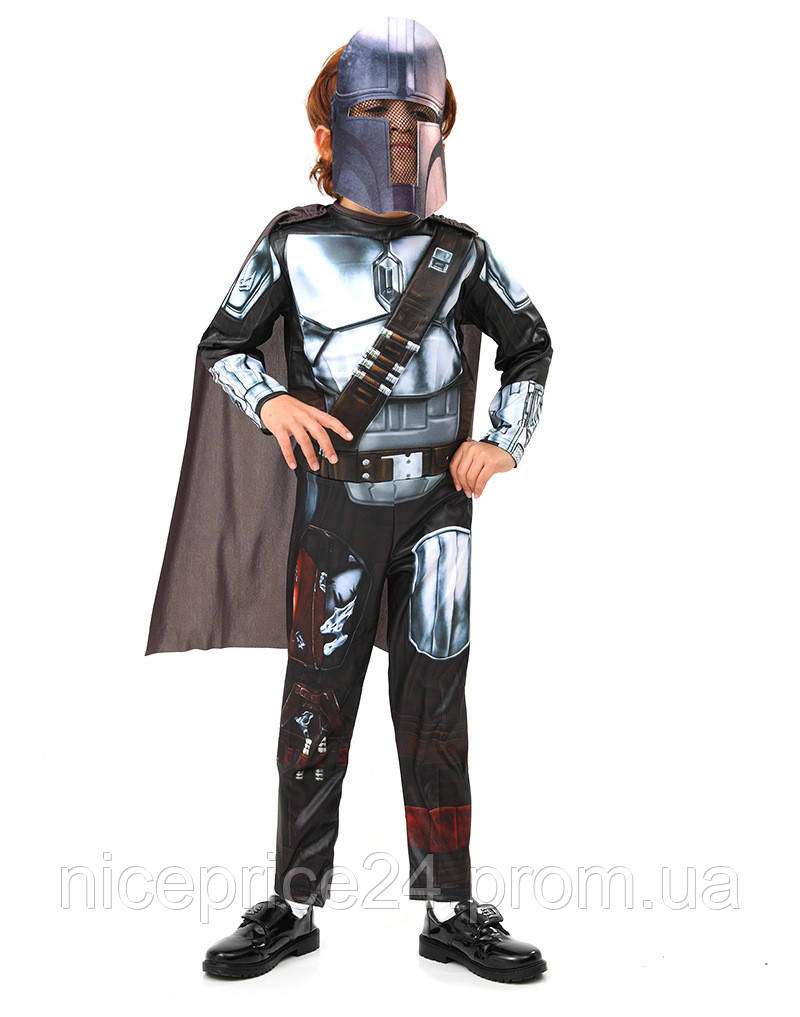 Карнавальный костюм Мандалорец Star Wars The Mandalorian Rubie 9504 M h - фото 3 - id-p2037991371
