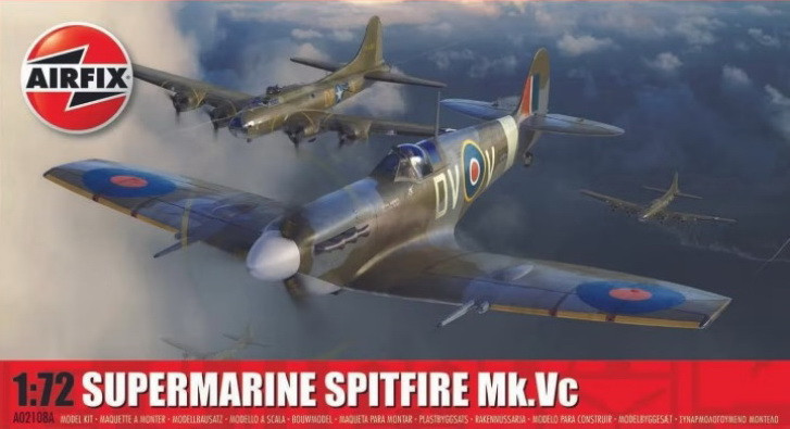Пластикова модель 1/72 Airfix 02108 Supermarine Spitfire Mk Vc
