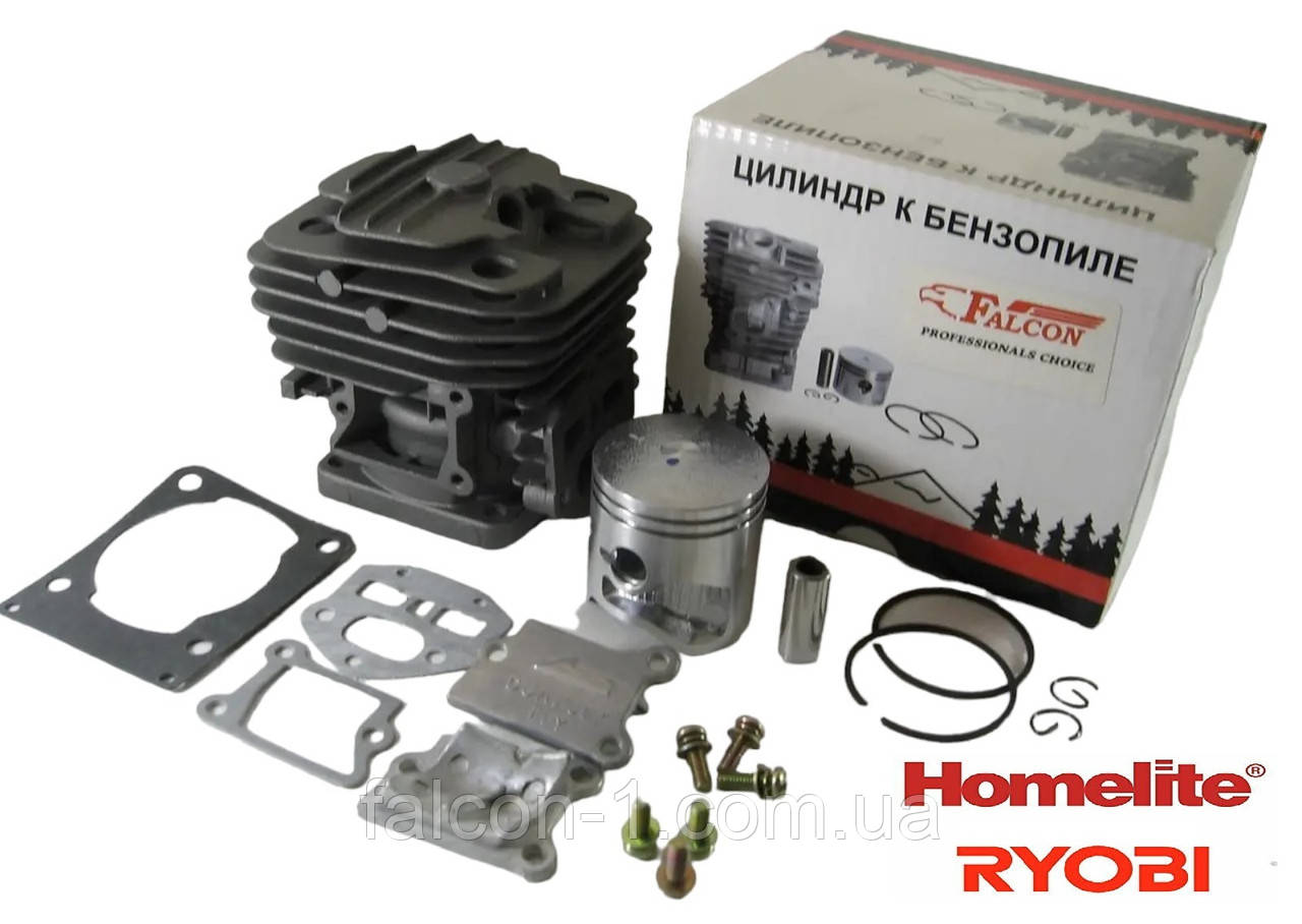 Циліндр з поршнем Ryobi RCS35CС 3540C 4046С 4450С 10532 Homelite HCS3535 Райоби, Хомлайт поршнева група ЦПГ Т2128