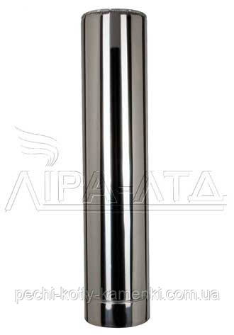 Труба для сауни (термо) 1 метр 1 мм н/н AISI 304