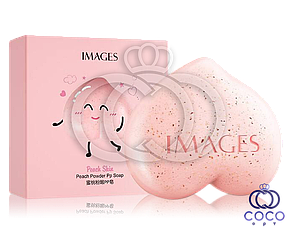 Скраб-мыло для тела Images Peach Powder Pp Soap с экстрактом персика 90 g ручной работы