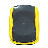 Бак для сміття Planet Hippo 25 л антрацитовий-жовтий, фото 4