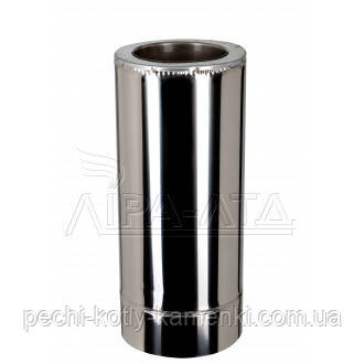 Труба для сауни (термо) 0,5 метра 0,5 мм н/н AISI 304