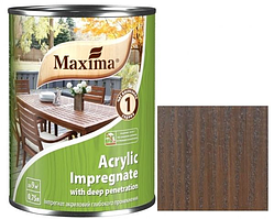 Імпрегнат Maxima акриловий глибокого проникнення, коричневий, 0,75 л