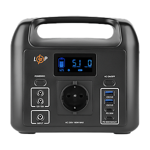 Багатофункціональна портативна зарядна станція LP CHARGER 160 (160W, 204Wh)