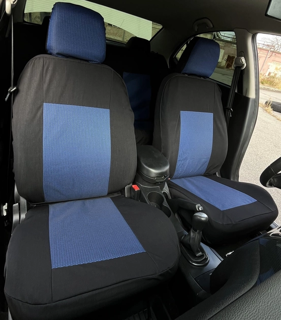 Чохли на сидіння ВАЗ 2108-21099, 2113-2115 (Тюнинг) синие, фото 1