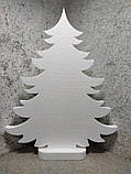 Ялинка висотою 100см на 74 см товщ 5см на підставці без зірки з пінопласту, фото 2
