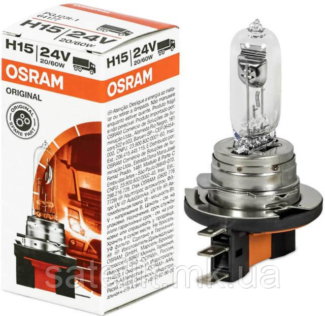 Лампа Н15 60/20W 24V OSRAM 64177 CBI, 64177 CBI