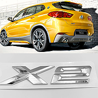 Эмблема (шильдик, логотип) крышки багажника BMW (БМВ) X2 series (F39, U10) - NEW Хром