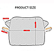 Накидка 145*106 см Чехол шторка защита на лобовое стекло автомобиля от снега солнцезащитная универсальная, фото 3