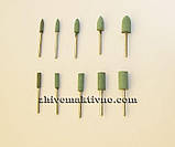 Набір вулканитовых (гумових) шарошок для бормашини, гравера. 100шт., фото 3