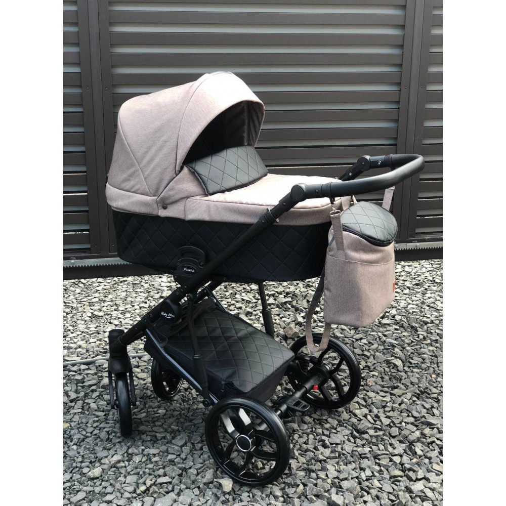 Коляска 2 в 1 Baby Merc Piuma 07B рожева