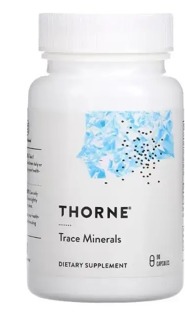 Мікроелементи, Trace Minerals, Thorne Research, 90 капсул