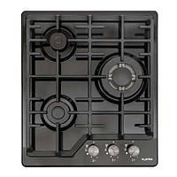 Газова варильна поверхня Ventolux HG430-L3 CEST (BK) чорна емаль