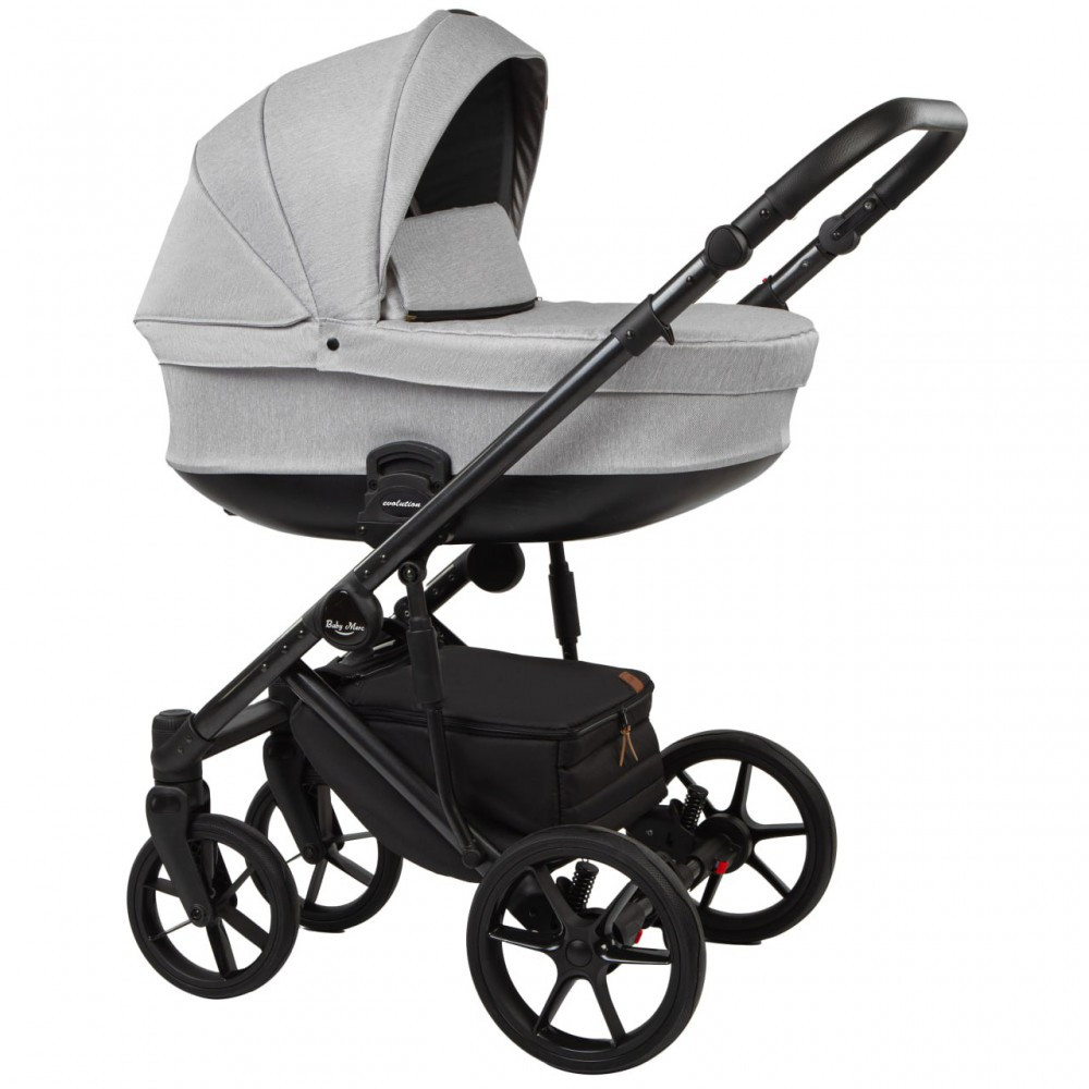 Коляска 2 в 1 Baby Merc Evolution 2B сіра