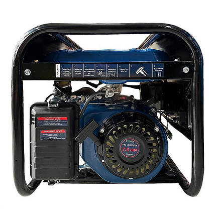 Бензиновий генератор PROFI-TEC PE-3800G (3.8 кВт, ручний стартер), фото 3