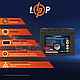 Акумулятор LP LiFePO4 12V (12,8V) - 50 Ah (640Wh) (BMS 80A/40A) пластик для ИБП, фото 3