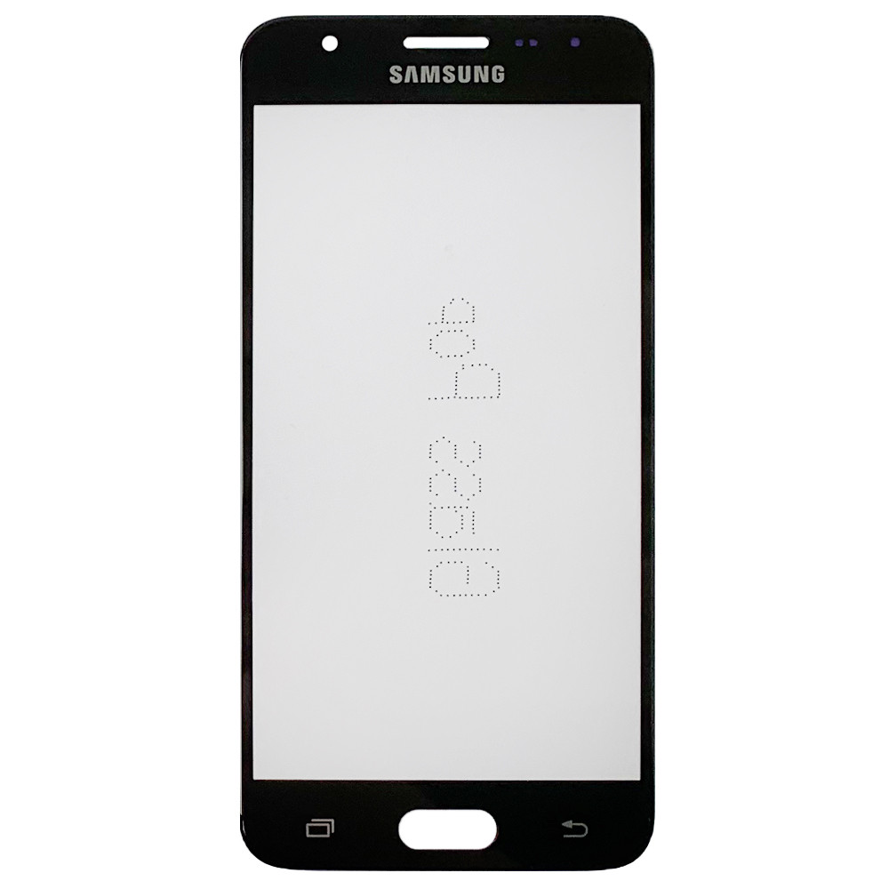 Скло дисплея Samsung Galaxy J5 Prime 2016 G570F чорне OCA Pro з плівкою