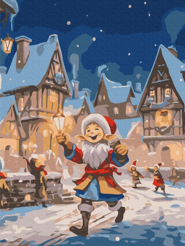 Акційна Картина за номерами BrushMe Місія ельфа (KBS0146) 30 х 40 см, фото 1