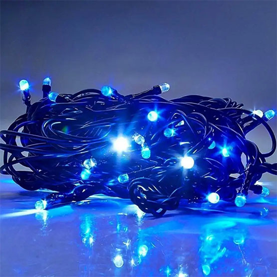 Гірлянда новорічна світлодіодна Multi Function 100 LED синє світло