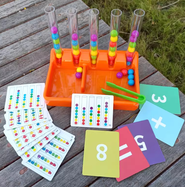 Розвивальна логічна гра "Кольорова математика" для діток від 3х років 4FUN Game Club, 75054, фото 1