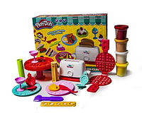 Дитячий ігровий кухонний набір із тостером і вафельницею для ліплення з пластиліну від PLAY-DOH 677-C509