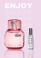 Миниатюра духов Eau de Lacoste L 12 12 Pour Elle Sparkling 15 мл, аналог парфюма Лакоста Л12 Пур Эль Спарклинг