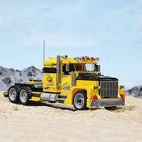 Рухомий конструктор 637 деталей "Qman 42108" 3в1 вантажівка, позашляховик і баггі., фото 3