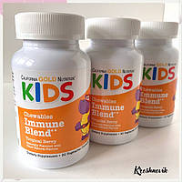 California gold nutrition Kids Immune Blend, дитячий комплекс для імунітету, 90 жувальних таблеток