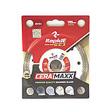 Алмазний диск відрізний на болгарку 115х1,4х10х22,2 мм Rapide CERAMAXX. Граніт, кераміка., фото 4