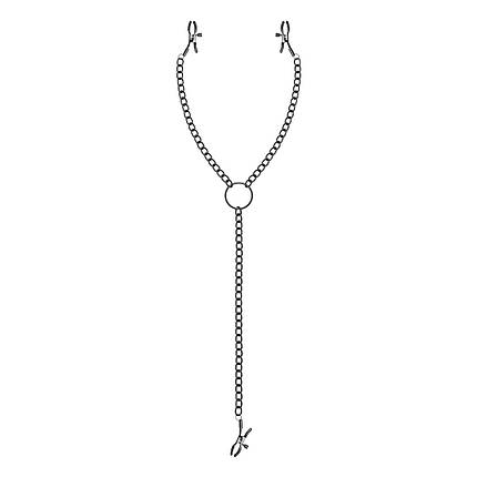 Затискачі для сосків та клітора Bedroom Fantasies: Nipple & Clitoral Clamps, чорні, фото 1