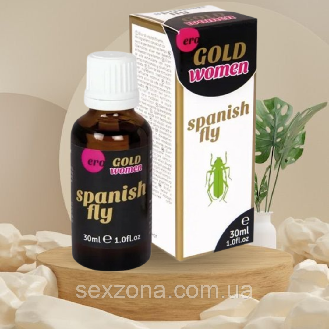 Краплі збуджувальні HOT Spanish Fly GOLD для жінок, 30 мл