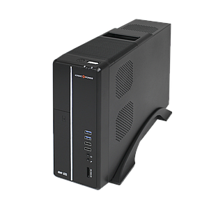 Корпус LP S602 BS 400W Slim 2хUSB 2.0