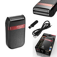 Акумуляторна бритва USB Adler AD 2923 (IPX4, до 45 хв роботи, сіткова, сухе та вологе гоління)